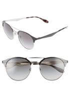 Women's Ray-ban 54mm Round Sunglasses - Shiny Black