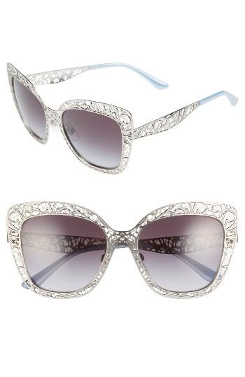 Women's Dolce & Gababana 56mm Gradient Square Sunglasses -