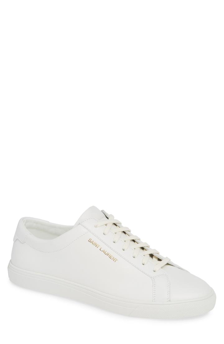 Men's Saint Laurent Andy Low Top Sneaker Us / 40eu - White