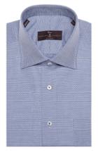 Men's Robert Talbott Tailored Fit Geometric Dress Shirt - Blue