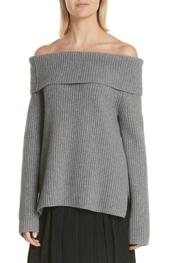 Women's Robert Rodriguez Off The Shoulder Sweater - Grey
