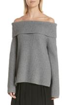 Women's Robert Rodriguez Off The Shoulder Sweater - Grey