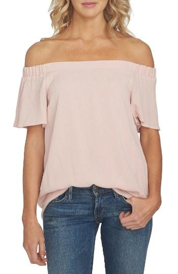Women's 1.state Off The Shoulder Blouse, Size - Pink