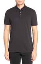 Men's Velvet By Graham & Spencer Bryant Jersey Polo - Grey