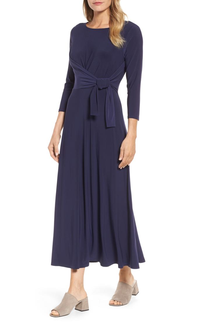 Women's Cahus Faux Wrap Midi Dress