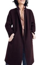 Women's Madewell Monsieur Coat, Size - Purple