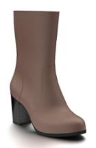 Women's Shoes Of Prey Block Heel Boot C - Brown