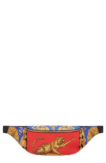 Versace Pillow Talk Print Belt Bag - Red