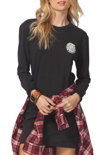 Women's Rip Curl Wettie T-shirt Dress - Black