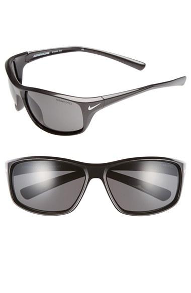 Men's Nike 'adrenaline' 64mm Sunglasses - Stealth