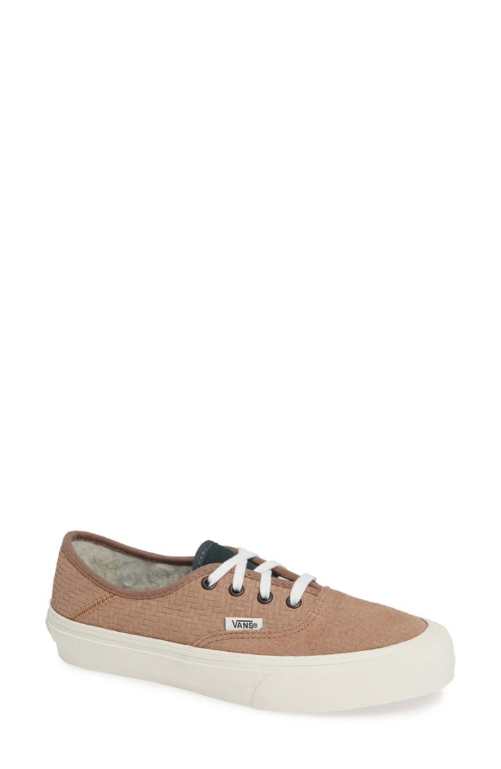 Women's Vans Ua Authentic Sf Collapsible Heel Sneaker M - Brown