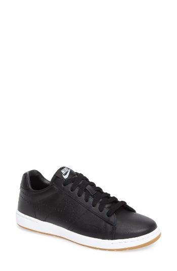Women's Nike 'classic Ultra' Leather Sneaker M - Black