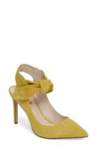 Women's Louise Et Cie Jeph Ankle Bow Pointy Toe Pump .5 M - Yellow