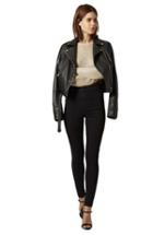 Women's Topshop Joni High Waist Skinny Jeans W X 30l (fits Like 25-26w) - Black