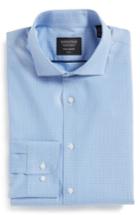 Men's Nordstrom Men's Shop Tech-smart Trim Fit Stretch Check Dress Shirt