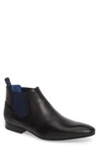 Men's Ted Baker London Lowpez Mid Chelsea Boot .5 M - Black