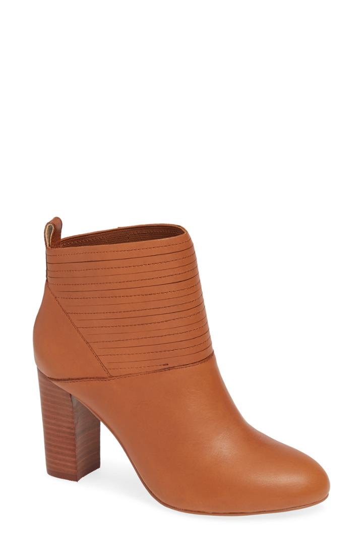 Women's M4d3 Salama Block Heel Bootie .5 M - Brown