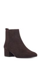 Women's Nine West Lamonto Striped Bootie .5 M - Brown