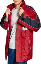 Men's Topman Reflective Tape Classic Jacket - Red