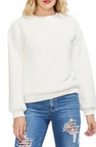 Women's Caslon Cowl Neck Sweater Poncho /small - Burgundy