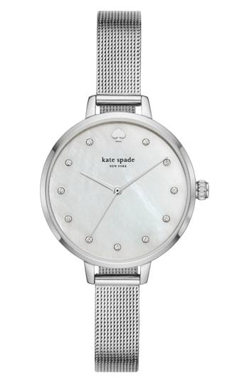 Women's Kate Spade New York Metro Mesh Bracelet Watch, 34mm