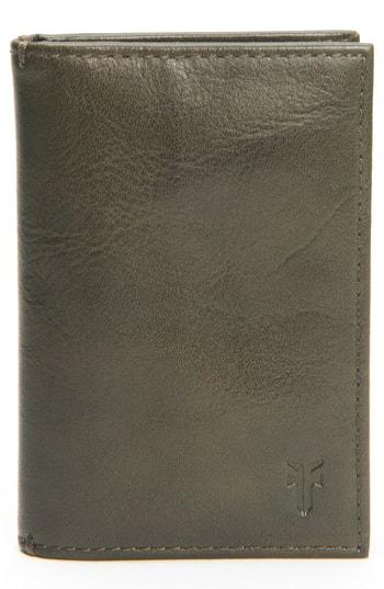 Men's Frye Oliver Leather Wallet - Green