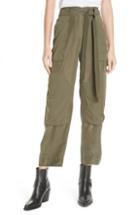 Women's Rag & Bone Henri Crop Silk Pants