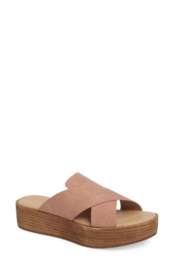 Women's Coconuts By Matisse Masters Cross Strap Platform Sandal M - Pink
