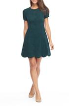Women's J.crew Metallic Jacquard Sheath Dress - Blue
