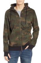 Men's Volcom Vsm Empire Camo Zip Hoodie, Size - Brown