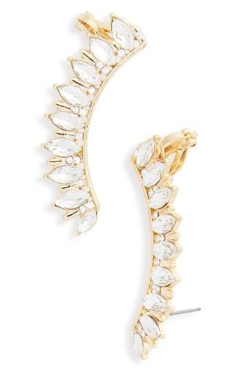 Women's Topshop Crystal Ear Crawlers