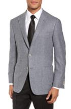 Men's Hickey Freeman Classic Fit Wool & Cashmere Blazer R - Grey