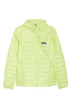 Women's Patagonia Nano Puff Hooded Water Resistant Jacket - Green