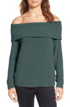 Women's Cupcakes And Cashmere 'brooklyn' Off The Shoulder Top - Green