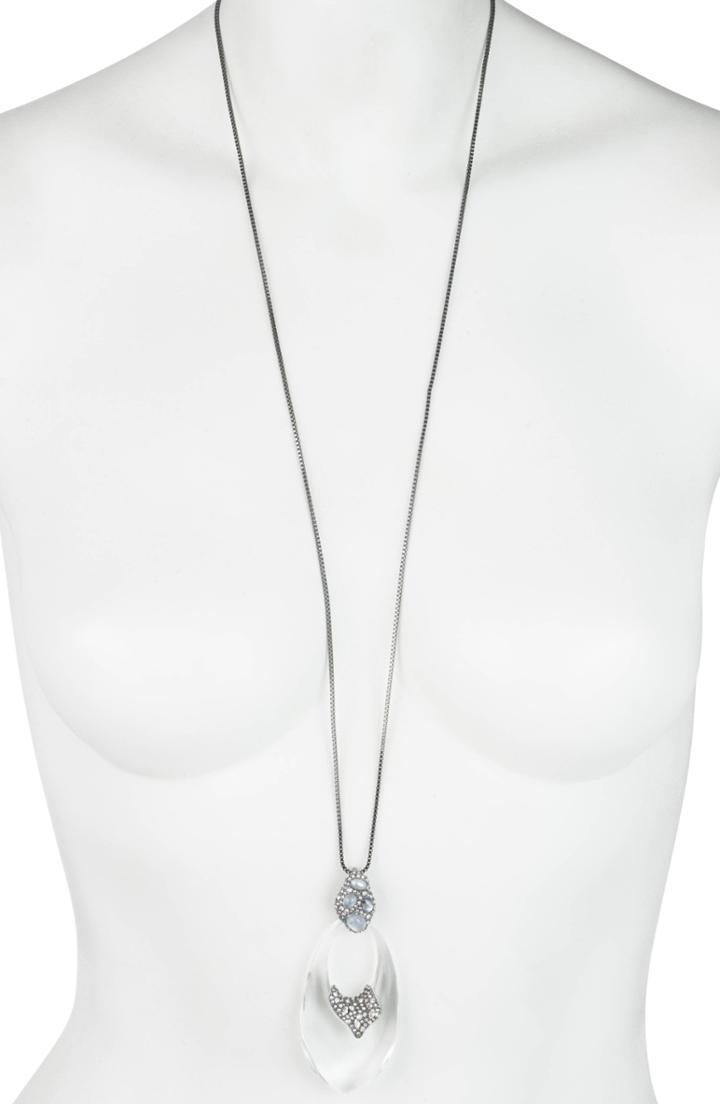 Women's Alexis Bittar Stone Cluster Link Pendant Necklace