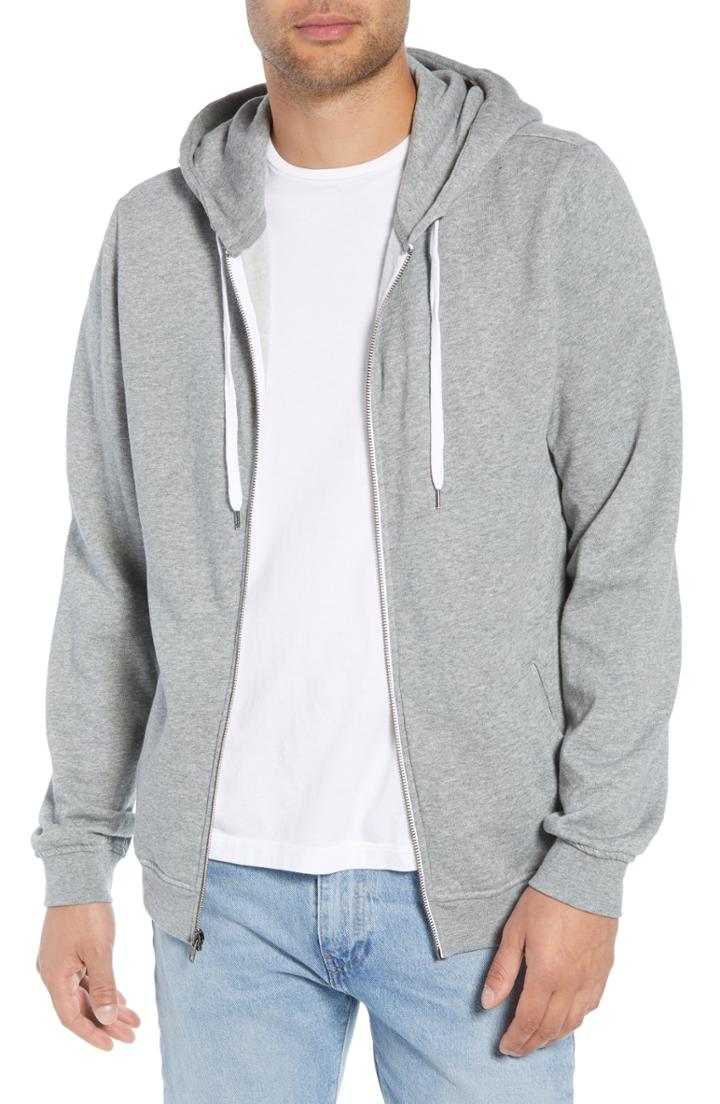Men's The Rail Full Zip Hoodie, Size - Grey