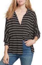 Women's Free People Can't Fool Me Stripe Top - Black
