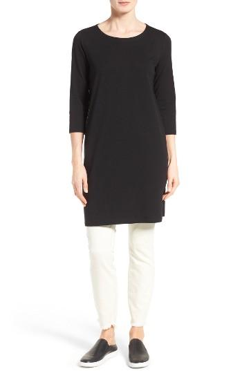 Women's Eileen Fisher Stretch Organic Cotton Jersey Tunic