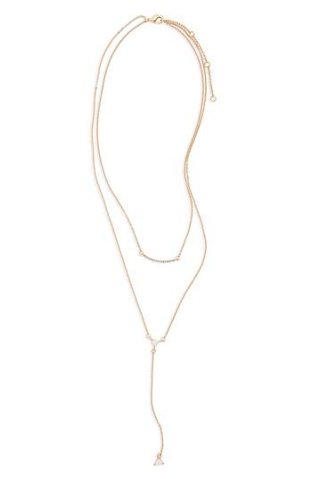 Women's Bp. Stone Drop Pendant Necklace