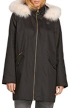Women's Volcom Pow Now Removable Faux Fur Trim Parka - Black