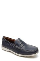 Men's Rockport Total Motion Penny Loafer .5 M - Blue