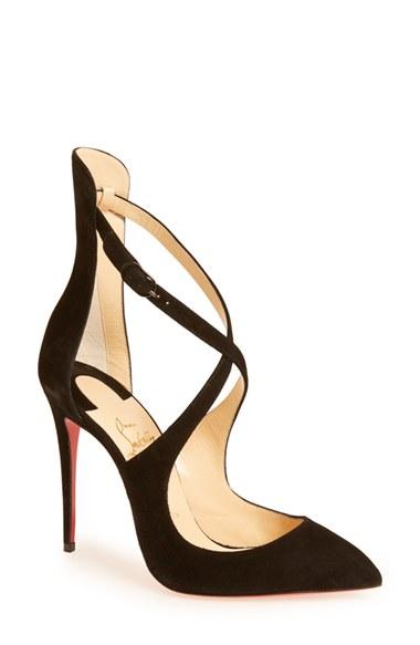 Women's Christian Louboutin Marlena Rock Pointy Toe Pump
