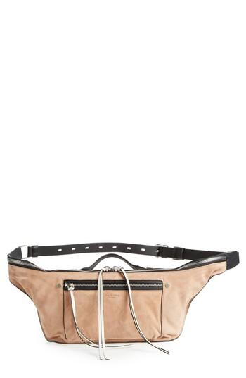 Rag & Bone Elliot Leather Fanny Pack - Beige