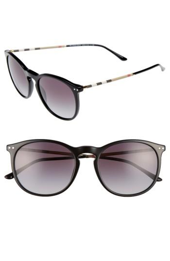 Women's Burberry 54mm Sunglasses - Dark Grey/ Tortoise