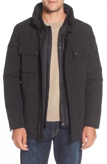 Men's Cole Haan 3-in-1 Military Utility Jacket - Black