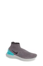 Men's Nike Rise React Flyknit Sock Sneaker .5 M - Black
