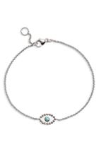 Women's Anzie Dew Drop Turquoise Evil Eye Bracelet