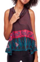 Women's Free People North South Tank, Size - Burgundy