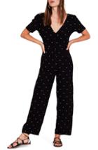 Women's Amuse Society On The Bright Side Crop Jumpsuit - Black