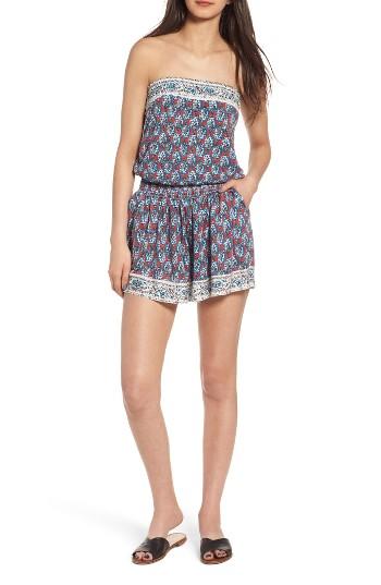 Women's Ella Moss Bordeaux Tapestry Romper - Blue